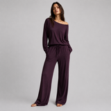 Off Shoulder Onesie front model view