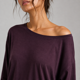 Off Shoulder Onesie neckline close-up