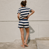 Crew Neck Boxy Tee Short Set 5
